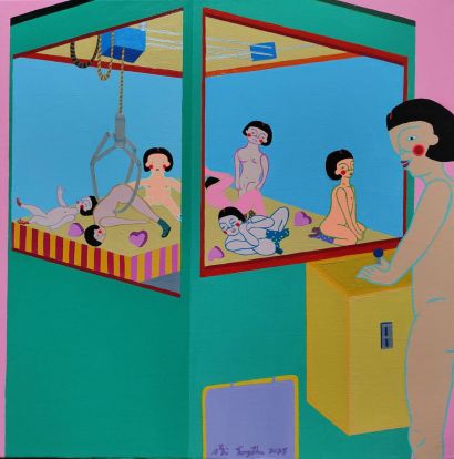 Love Vending Claw Machine - a Paint Artowrk by TengZhu